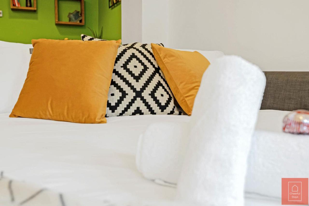 Cheerful Stays: Spacious Flat In Vibrant Leith EDI Exterior foto