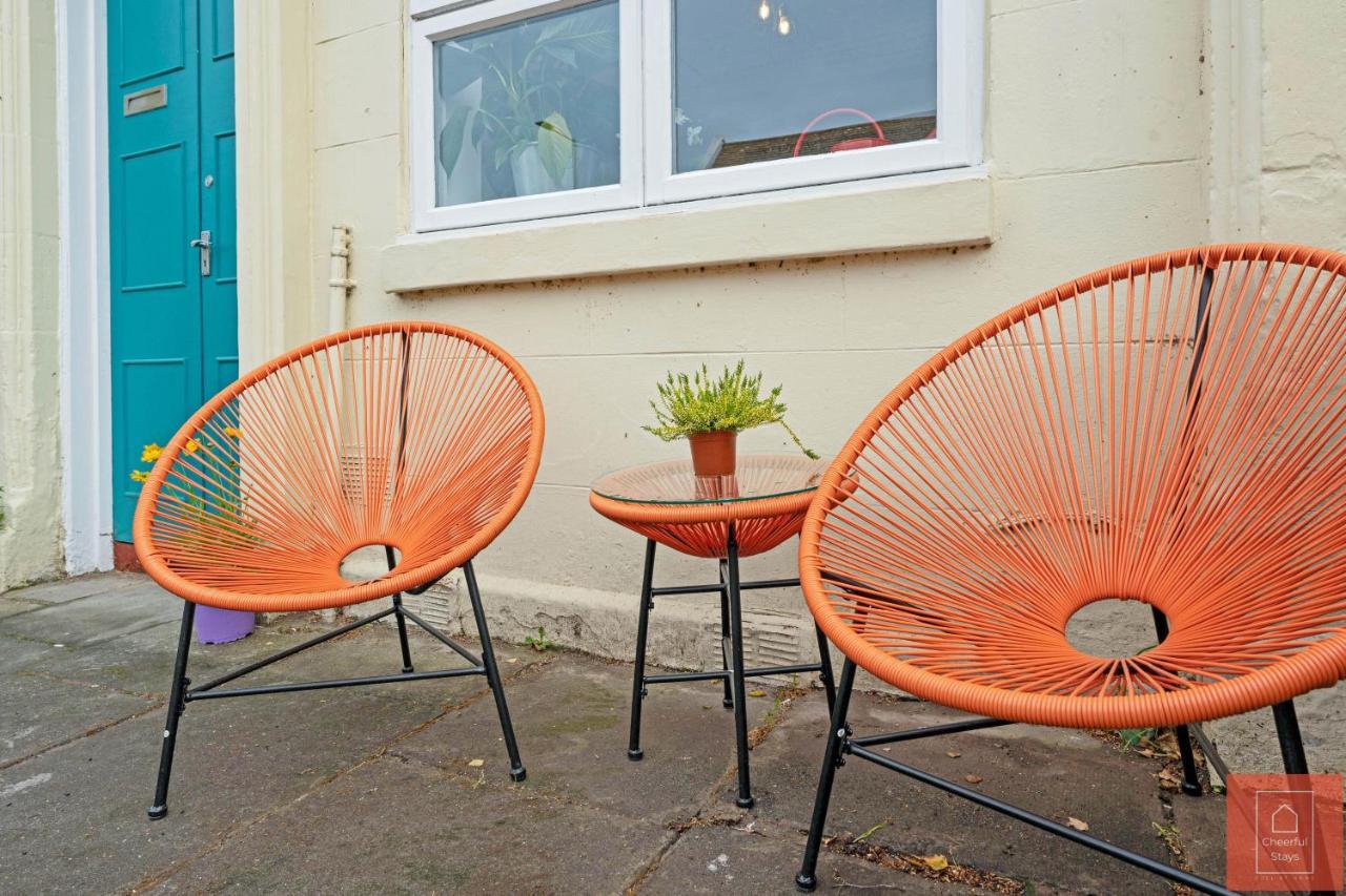 Cheerful Stays: Spacious Flat In Vibrant Leith EDI Exterior foto